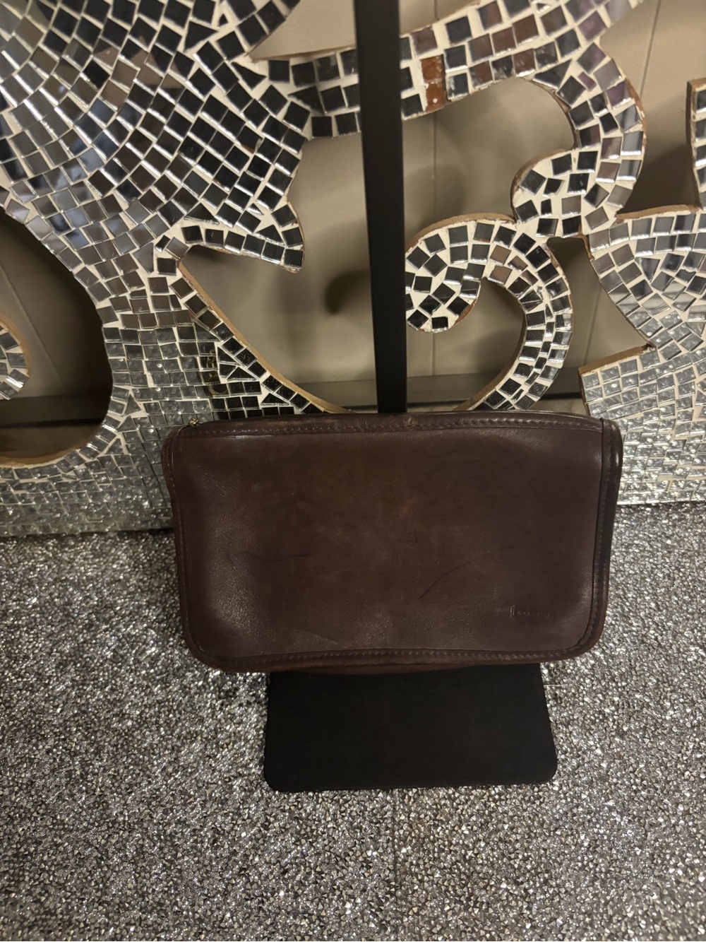 💕Vintage Coach Brown Leather Wristlet - Picture 2 of 7